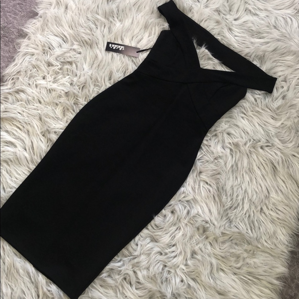 Black off the shoulder Dress
